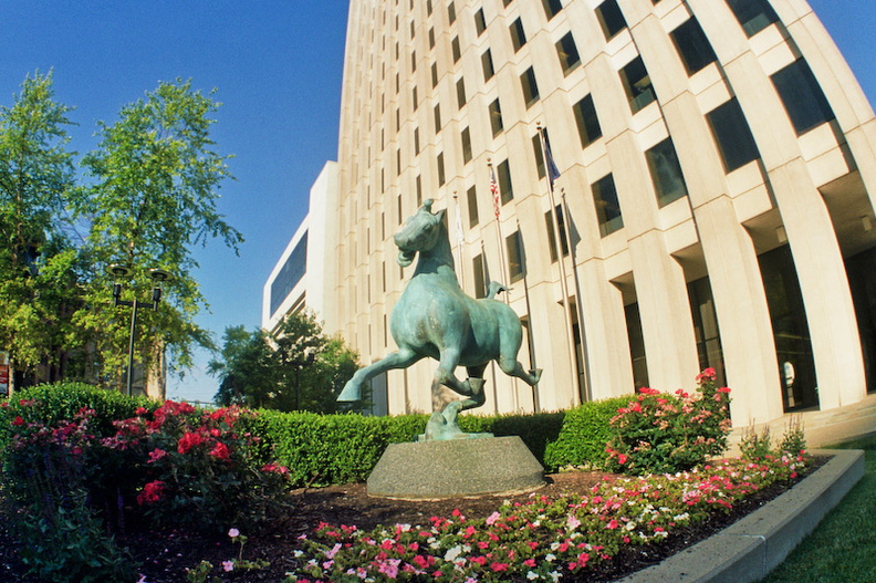 Our asian horse sculpture